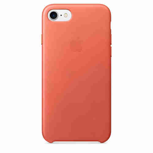 Кожаный чехол для iPhone 7, цвет «розовая герань»